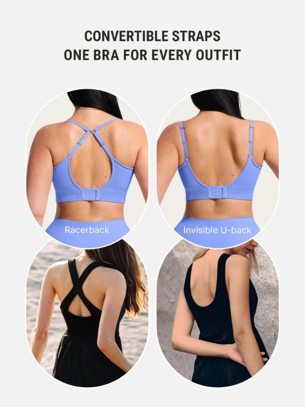 Wireless Ribbed Bra (Size M) - Picture 5 of 12